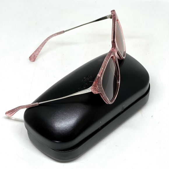 COACH💥NWOT~SOLD💥Transparent Pink Signature C Woman’s Sunglasses - Picture 4 of 14